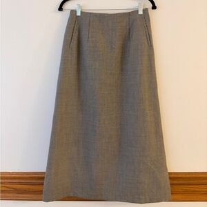 Harve Benard Vintage 100% Wool Houndstooth Print Skirt, 6, EUC